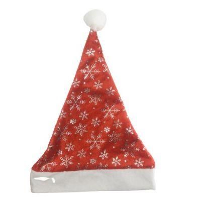 Promotional Snowflake Red Cheap Christmas Hat