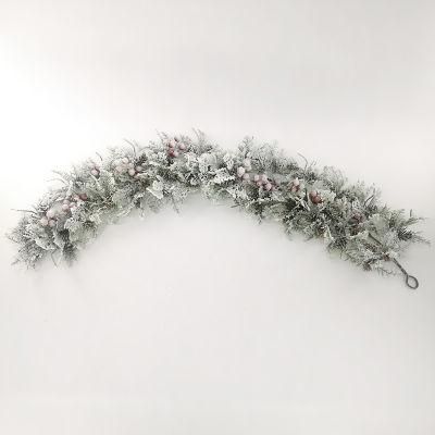 Professional Artificial Vine Hanging Leaves Stems Outdoor Christmas Garland for Christmas