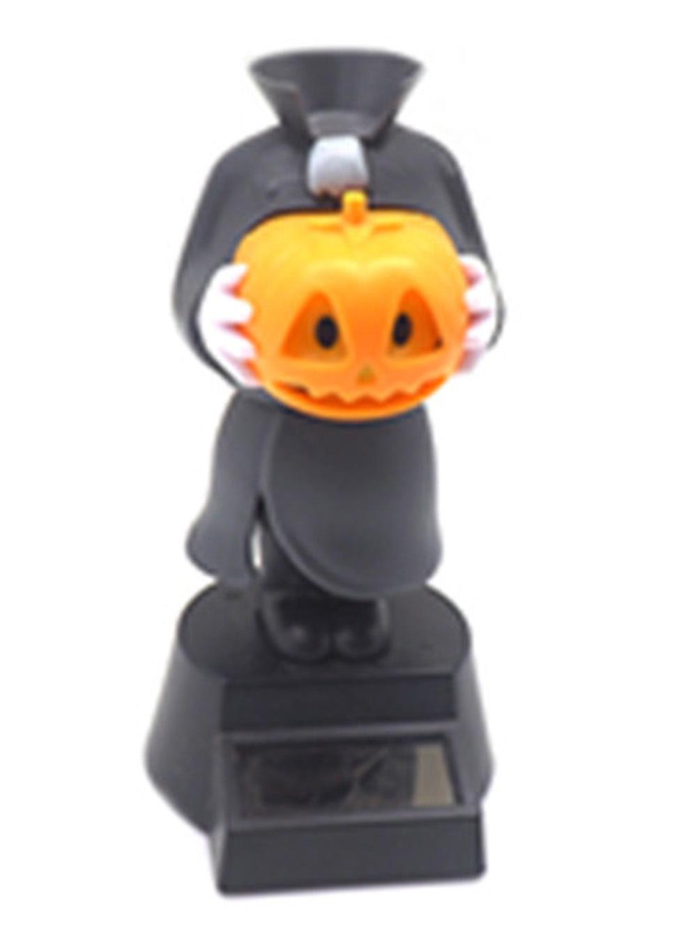 Halloween Solar-Powered Animated Figurine Toys for Car Decoration