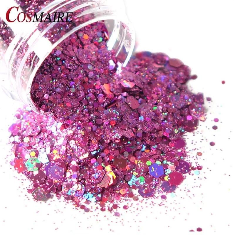 Bulk Laser Mix Glitter Powder Body Glitter Chunky Glitter