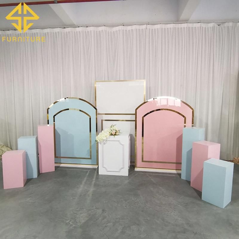 New Arrival Luxury Design PVC Wedding Decoration Backdrop Events Party Decor Background Wall