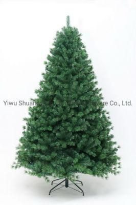 210 Cm PVC &amp; Pine Needle Mixed Leaf Christmas Tree