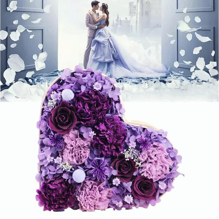 2018 Best Selling Products for Wedding Decoration and Gift Preserved Fresh Rose Flower