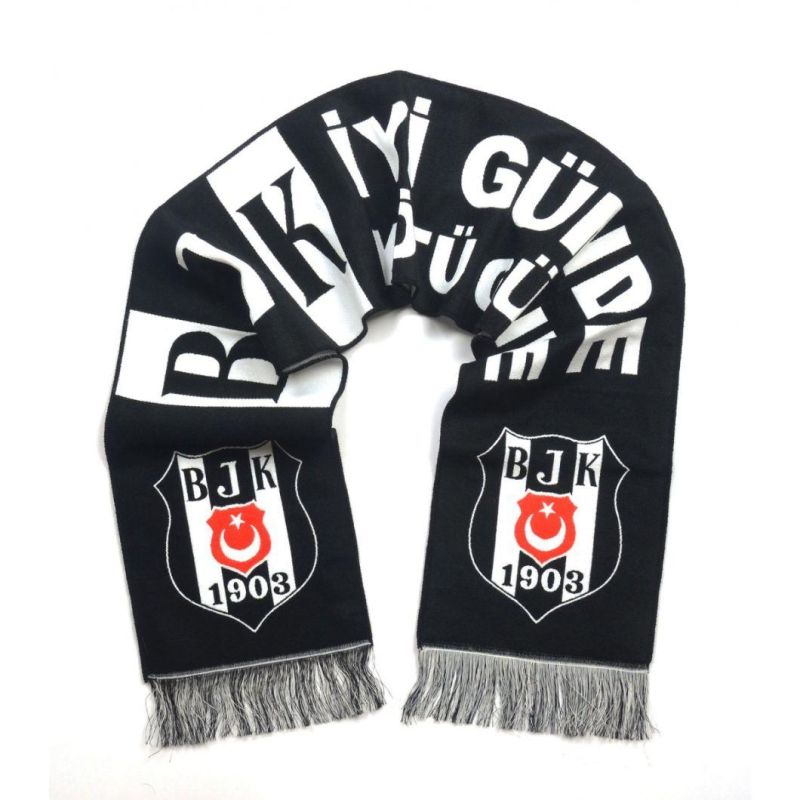 Wholesale Knitted Jacquard Term Football Soccer Fans Scarf