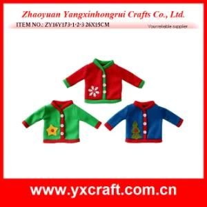 Christmas Decoration (ZY16Y173-1-2-3 26X15CM) Christmas Wine Suit Wine Decoration