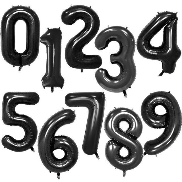 40inch Big Foil Birthday Number Balloons Home Party Supplies Decorations