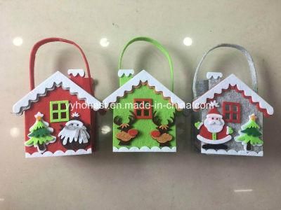 Wholesale Felt Christmas Bag Santa Claus Decorative Bag