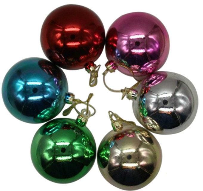 Sublimation Printable Christmas Ornaments Round Plastic Christmas Ball