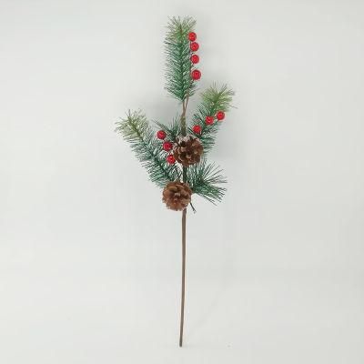 Artificial Velvet Poinsettia Flowers for Christmas Decoration Xmas Tree Ornament