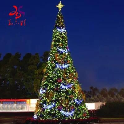 Metal Frame Christmas Tree Green Christmas Tree with LED Lights