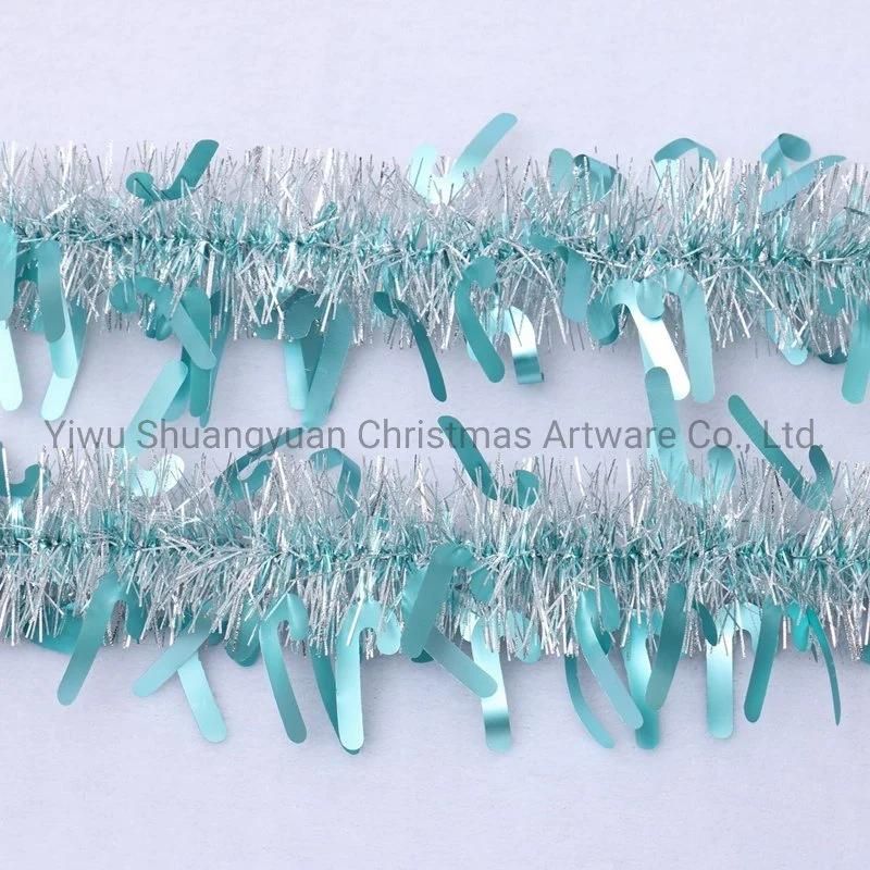 Christmas Tinsel Flowers for Holiday Wedding Party Birthday Home Decoration Supplies Hook Ornament Craft Gifts