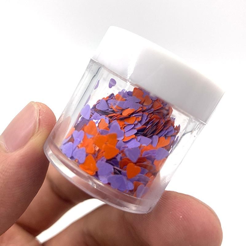 Heart Shape Wholesale Beautiful Glitter Powder for DIY Tumbler
