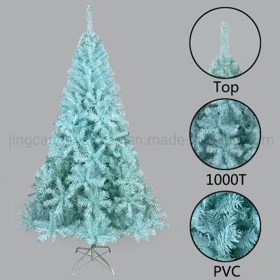 2022 Best Sellers Customized Blue PVC Christmas Tree