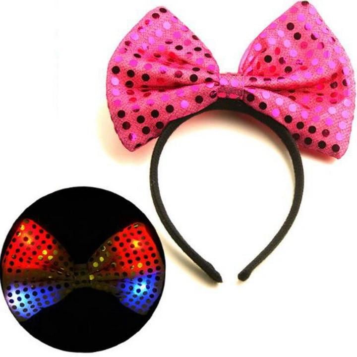 Party Supplies Tire, Light Flash Hair Band, Big Bow Knot Head Band for Promotion