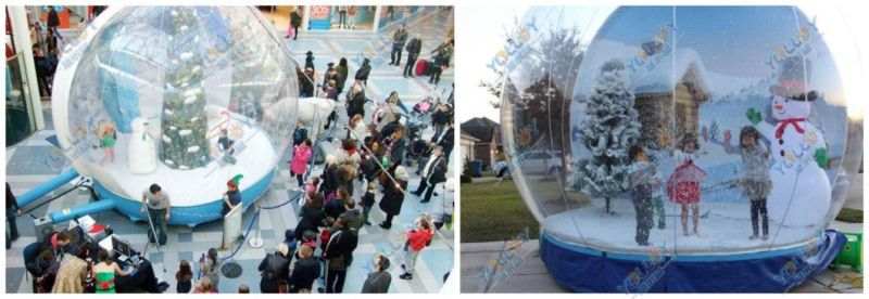 Giant Inflatable Christmas Snow Globe for Party Event