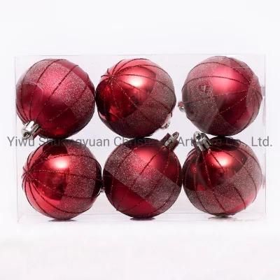 New Design Christmas Ball for Holiday Wedding Party Decoration Supplies Hook Ornament Craft Gifts