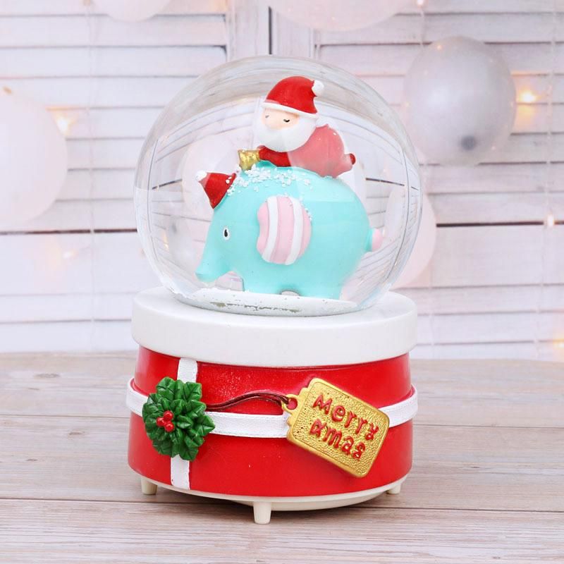 Wholesale High Quality Crystal Ball Music Box for Christmas