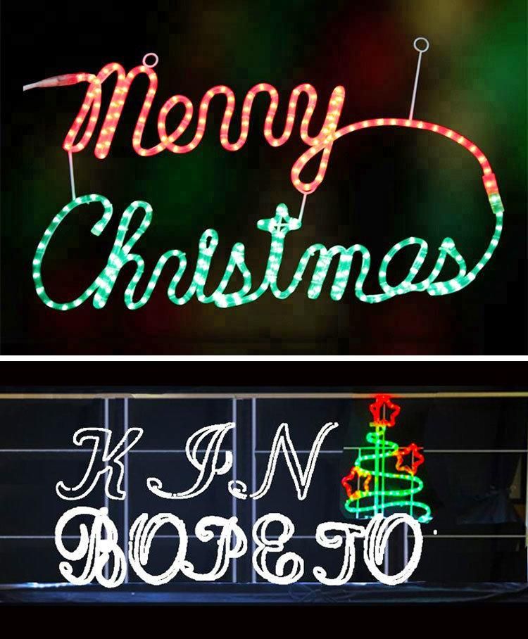 2021 Hot Sales New Year Christmas Decoration 2D Motif Lights