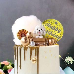Carton Dog Cake Decoration Car Decoration Birthday Gift