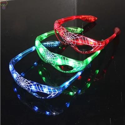 Luminous Spider-Man Flashing Mask Glasses Light