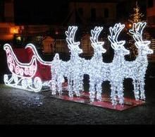 Outdoor Christmas Holiday Decoration LED Solar Snowflake Motif Acrylic Light