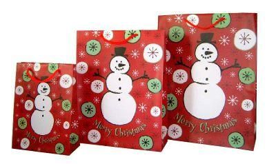 New Design Eco-Friendly Gift Paper Christmas Bag