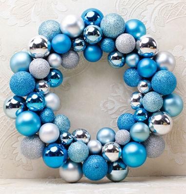 Outdoor/Indoor Decorative 33 Cm Christmas Ball Wreath Christmas Garland