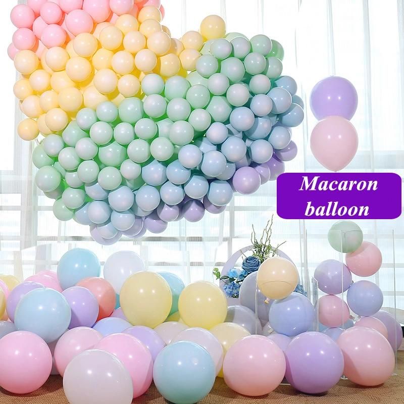 10inch Latex Colorful Macaron Balloon Wedding Decoration Ball Birthday Party Supplies