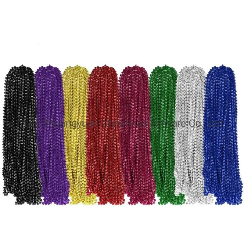 Christmas Tree Beads Garland Plastic Pearl Strands Chain