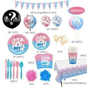 Amazon&prime; S Hot Selling Gender Reveal Party Supplies Baby Shower Decoration Set