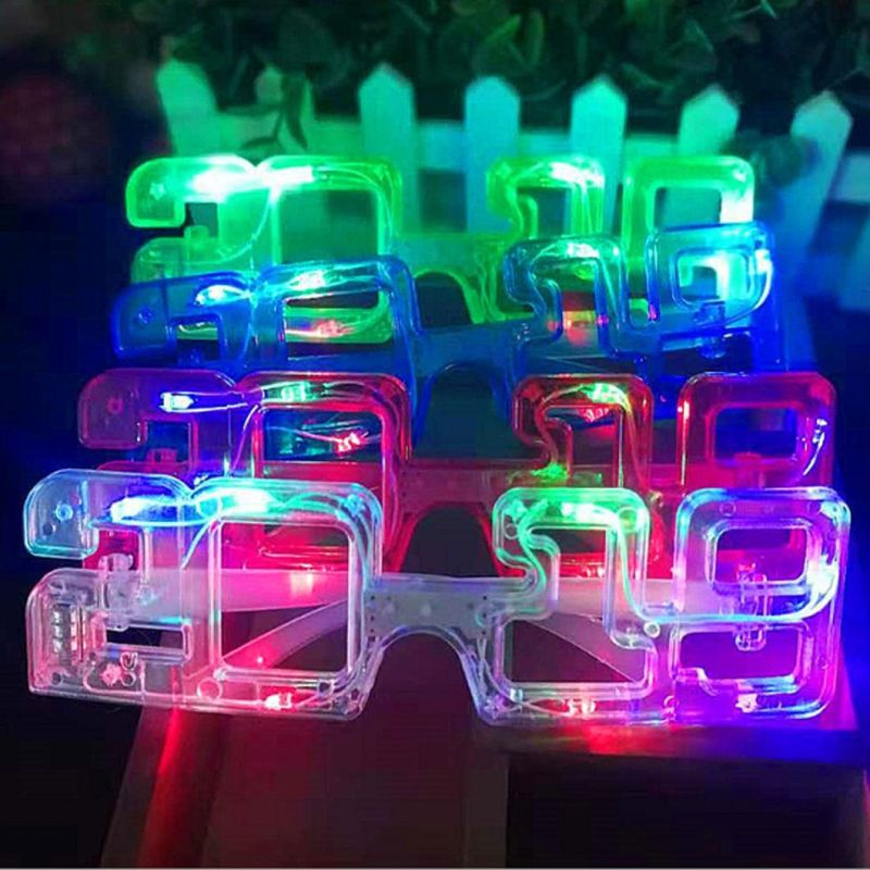 2019 Style LED Glasses for Holiday New Year′s Eve Party