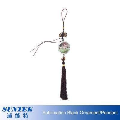 Sublimation Heat Transfer Printing Blank Crystal Pendant/Ornament