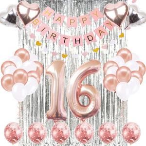 Day Party Balloon Background Decoration Rain Silk Curtain 1st Birthday Decoration