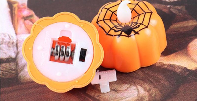 Candle Lantern Pumpkin Mini Lantern Light Halloween Party Decor