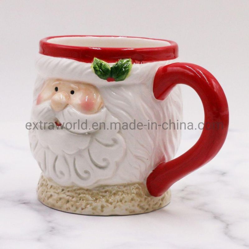 Hot Sell Christmas Ceramic Mug Custom Coffee Cups Gift Sets