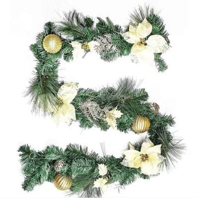 Hot Sale Artificial Christmas Pine Garland Ornaments for Xmas Decoration