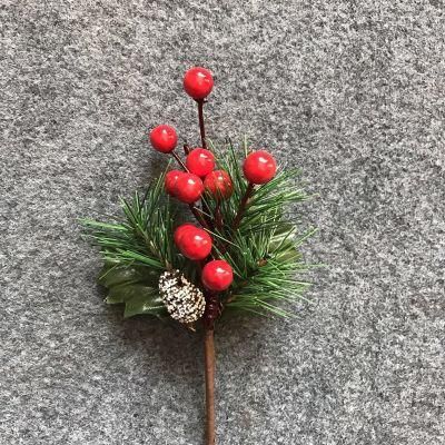 Personalized Christmas Red Berry Decorations