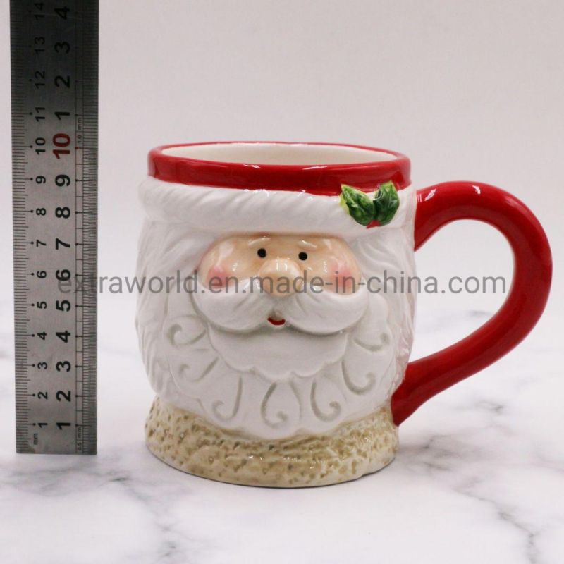 Hot Sell Christmas Ceramic Mug Custom Coffee Cups Gift Sets