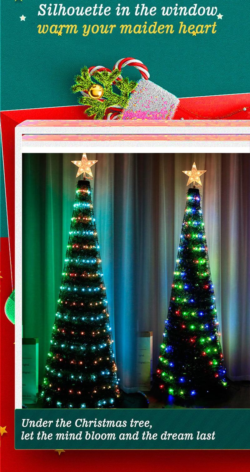 Atificial Point-Controlled Soft Cord Christmas Tree