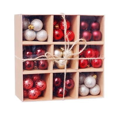 Plastic Balls Tree Hanging Ornaments Christmas Home Decoration