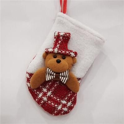 Lovely 16cm Fiber Christmas Stockings