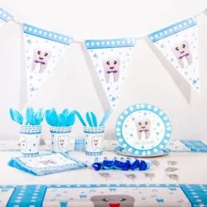 Disposable Kids First Teeth Party Tableware