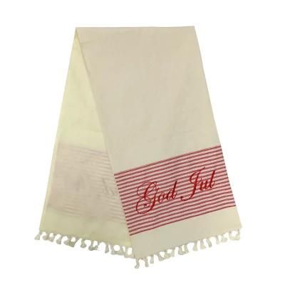 Custom Logo Restaurant Event Table Runner Dining Table Cloth Polyester