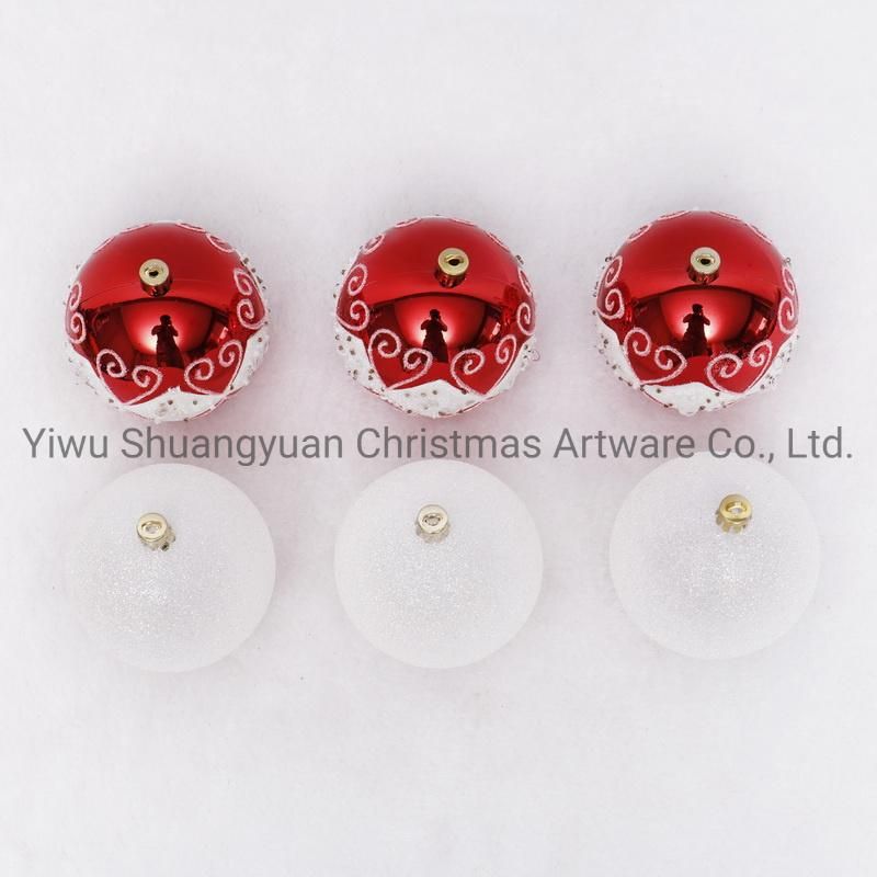 New Design Christmas Ball for Holiday Wedding Party Decoration Supplies Hook Ornament Craft Gifts