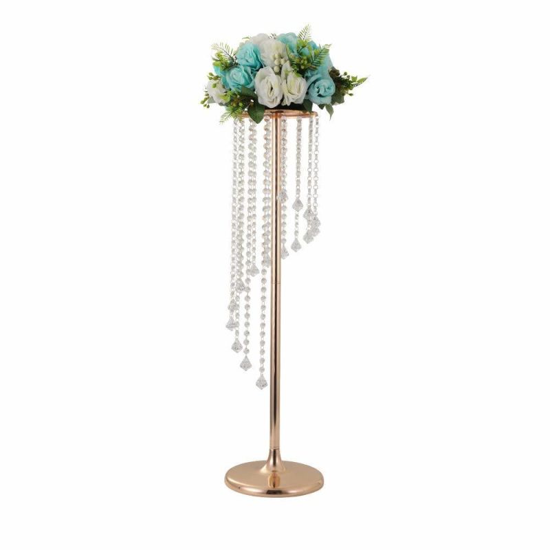 Event Party Decoration Beautiful Cheap Crystal Wedding Flower Stand