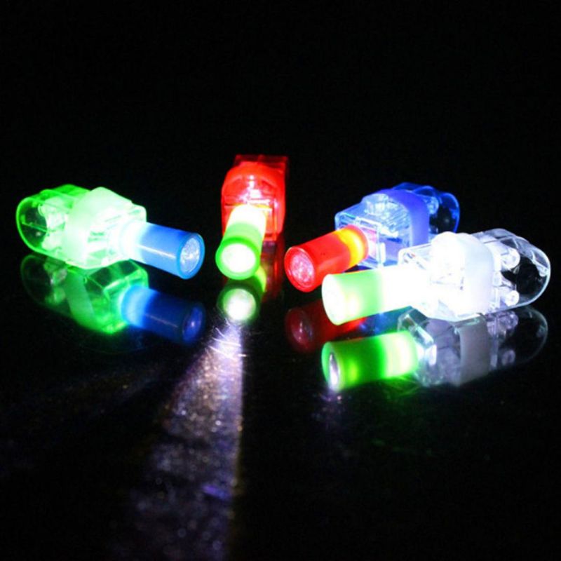 LED Light Finger Lamp Magic Projector Flashlight Toys for Children