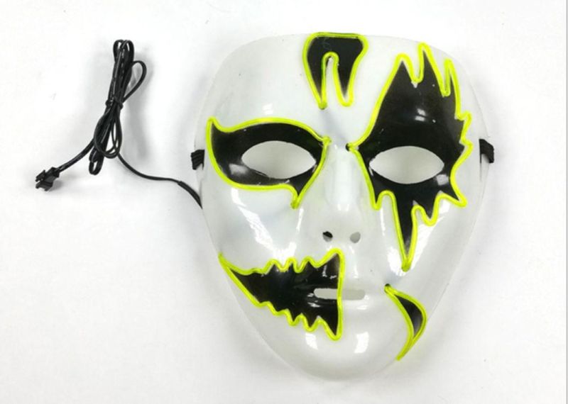 Party LED Ghost Face EL Light up Mask