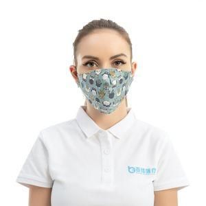 Printing Washable Reusable Mouth Cover with Adjustable Ear Loop Dust Cotton Face Mask