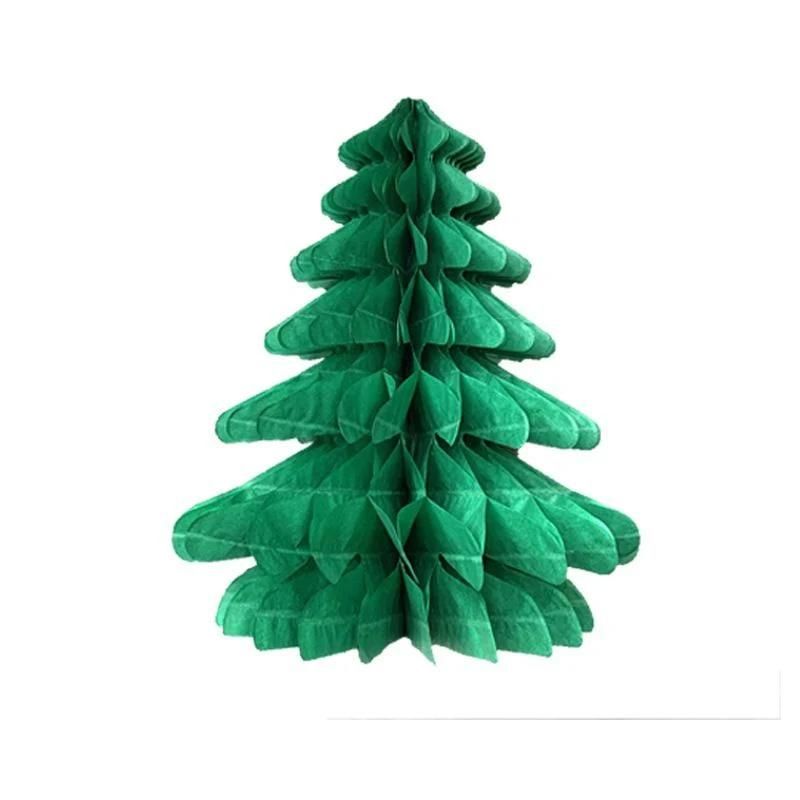 Wholesale Christmas Decoration Pendant Honeycomb Ball Pull Flower Ball Hang Flag Christmas Hat Christmas Book Bell Snowman Holiday Decoration Series