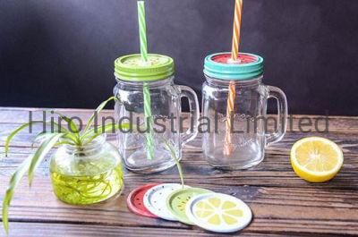 Eco-Friendly Biodegradable Paper Straw with Colorful Drinking Decoration Straws